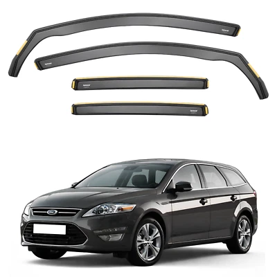 Deflectores de viento para FORD MONDEO MK4 Estate 5 puertas 2007-2015 4 piezas ISPEED tintados Foto 1 de 4