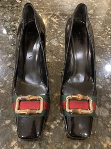 GUCCI WOMEN SHOES HEELS SIZE 8.5B - Picture 1 of 12