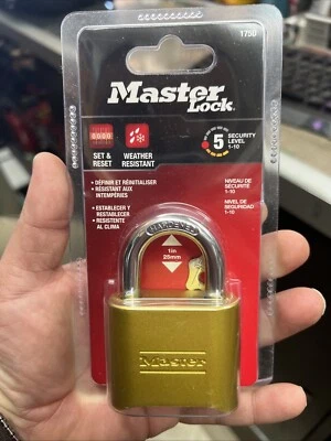Master Lock 175D Combination Padlock - Image 1 of 2