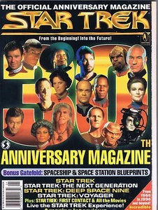 STAR TREK REVISTA OFICIAL DEL ANIVERSARIO 1966 A 1996 PLANOS ADICIONALES - Imagen 1 de 4