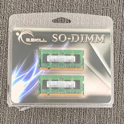 New G.Skill So-Dimm 2 512MB Memory Modules F2-5300CL4D-2GBSA PC2-5300S-555-12-A3 - Image 1 of 4