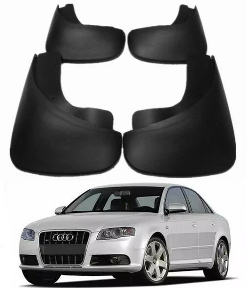 Juego de protectores contra salpicaduras originales guardabarros para Audi S4/A4 B7 S-Line 2004-2008 sedán Foto 1 de 4