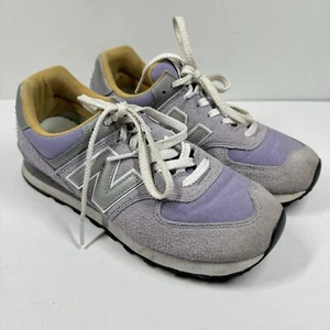 NEW BALANCE 574 Women’s Size 10 Men’s 8.5 Purple Grey Shoes Sneakers - Picture 1 of 10