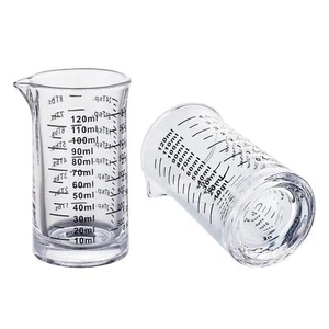 Ackers Shot Glass Measuring Cup 4 Ounce/120ML Liquid Heavy High Espresso Glas... - Picture 1 of 7