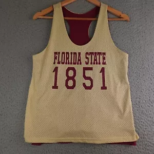 Florida State Seminoles Singlet Womens Medium Gold Reversible Jersey Shirt FSU - Picture 1 of 14