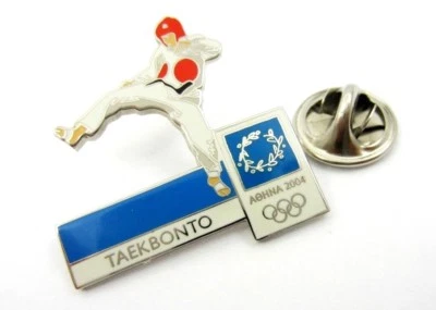 ATHENS 2004 SUMMER OLYMPIC GAMES TAEKWONDO COLLECTOR OLYMPIC PIN - Image 1 of 4