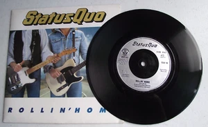 Rollin' Home by Status Quo  7" vinyl Vertigo QUO 18 Picture Sleeve - Picture 1 of 1