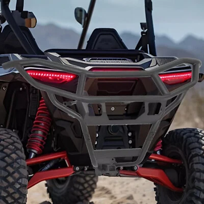 Steel Rear Bumper For Polaris RZR XP 1000 EPS 2014-23 W/ Trailer Receiver Hitch - Image 1 of 4