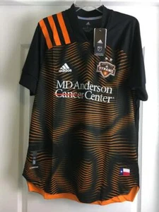NEU MIT ETIKETT 2020 ADIDAS HOUSTON DYNAMO MLS SCHWARZ AUSWÄRTS-TRIKOT S - 2XL - Bild 1 von 9