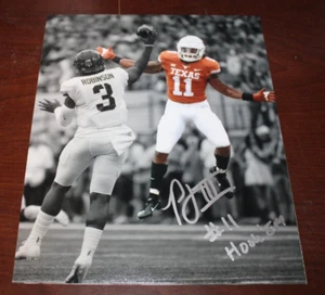PJ LOCKE III SIGNED TEXAS LONGHORNS CUSTOM EDIT 8X10 - Picture 1 of 1