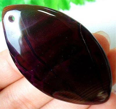 57x32x6mm Profundo Rosa y Marrón Dragón Venas Ágata Marquesa Colgante Cuentas DY4606 Foto 1 de 3