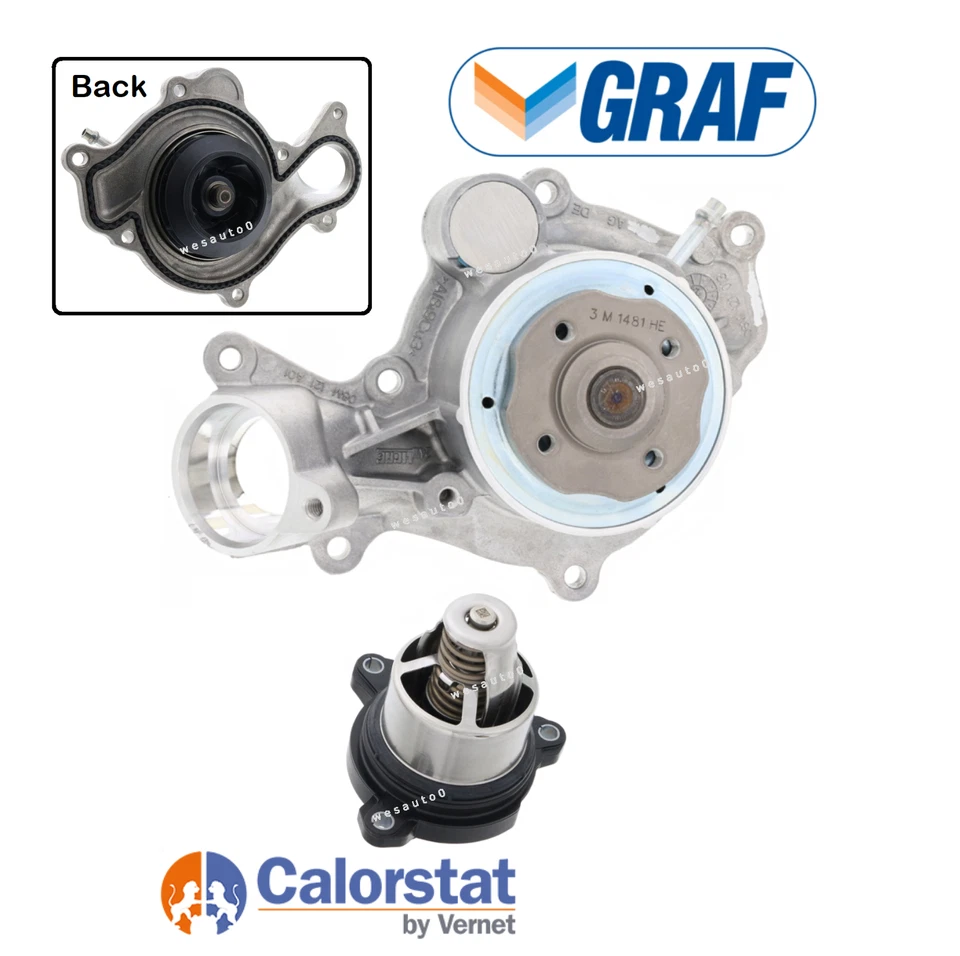 Water Pump & Thermostat OES for Audi S4 / S5 / S6 / SQ5 V6 - Image 1 of 1