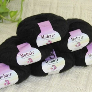 Sale New 6BallsX25g Luxury Soft Mohair Lace Rug Shawl Blankets Crochet Yarn 31 - Picture 1 of 12