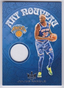 2020-21 Panini Court Kings Julius Randle Art Nouveau Relic Knicks Lakers