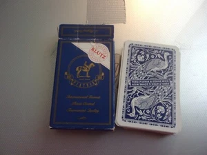 VINTAGE PLAYING CARDS FERD PIATNIK & SOHNE, WIEN EST. 1824 W/PEACOCKS,BX AUSTRIA - Picture 1 of 6