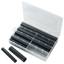 TRU COMPONENTS Assortimento di guaine termoretraibili Nero Rapporto di 1566431