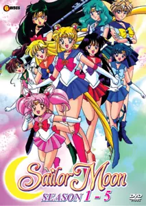 ANIME DVD Sailor Moon Season 1 2 3 4 5 ENGLISH DUBBED - Imagen 1 de 3