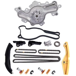 Timing Chain Kit Water Pump For Ford Edge Taurus Lincoln MKS MKX 3.5 3.7L AW6348 - Picture 1 of 6