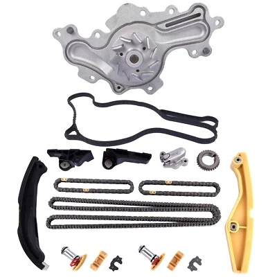 Timing Chain Kit Water Pump For Ford Edge Taurus Lincoln MKS MKX 3.5 3.7L AW6348 - Image 1 of 4