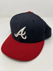 Gorra de béisbol Atlanta Braves ajustada para hombre 7 7/8 azul lana New Era 9Fifty MLB - Imagen 1 de 8