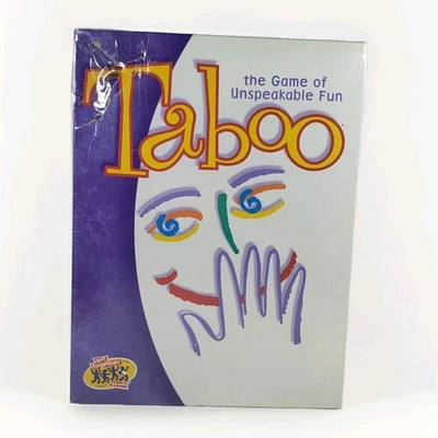 Vintage 2000 Taboo the game of unspeakable fun New Sealed w/ Box Damage  - Image 1 of 4