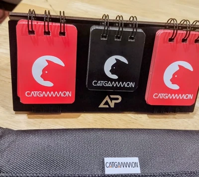 Red Black Katgammon Tournament Grade Backgammon Scoreboard - Image 1 of 4