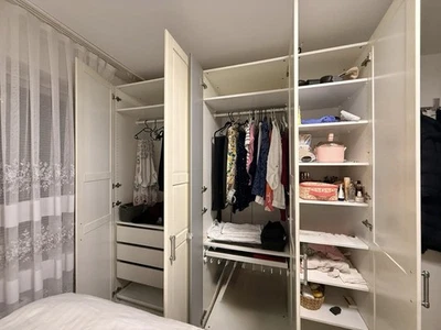 IKEA Pax Kleiderschrank, Weiß , Spiegeltür - Bild 1 von 2