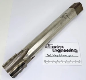 1-1/8" x 11TPI BSP (British  Standard Pipe) Left Hand Long Series Plug Tap, HSS. - Imagen 1 de 1