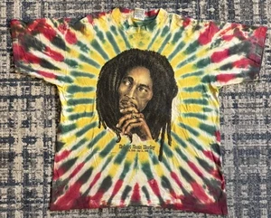 Vintage 1993 Bob Marley Not Fade Away Tie Dye T-Shirt Size XL Reggae Music 90s - Bild 1 von 10