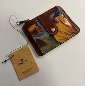 PATRICIA NASH Cassis Leder Ausweisetui Geldbörse - Marigold Harvest - Bild 1 von 3
