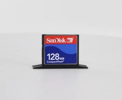 SanDisk CompactFlash 128 MB Memory Card (SDCFB-128-A10) - Image 1 of 2