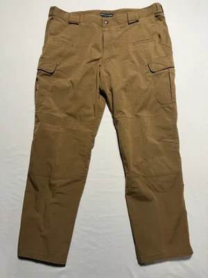 Pantalones cargo 5.11 Tactical Series 40x32 marrón Ripstop trabajo utilitario Foto 1 de 4