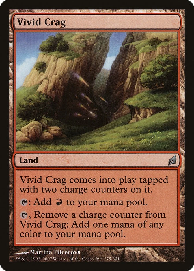 1x Vivid Crag - LP - Lorwyn Block - SPARROW MAGIC - Image 1 of 1