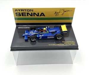 Minichamps 1:43 Ayrton Senna RALT Toyota RT3 Thruxton 1st F3 Win 1982 - Picture 1 of 7