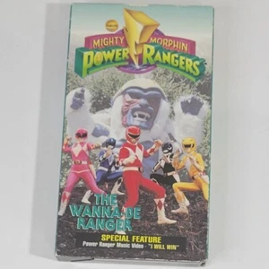 1994 VHS Mighty Morphin Power Rangers: The Wannabe Ranger Vintage Tape w/ Cover - Picture 1 of 7
