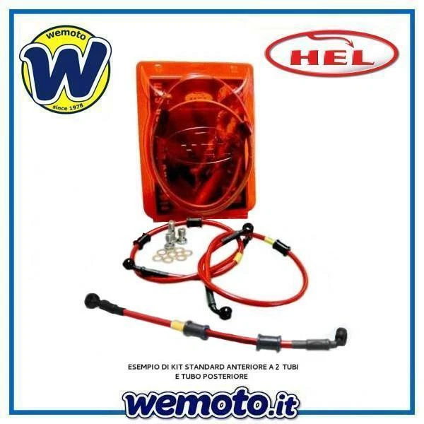 KIT TUBI FRENO ANT+POST TRECCIA METALLICA - DUCATI  ST4 - 98 - 02 VARI COLORI - Immagine 1 di 1