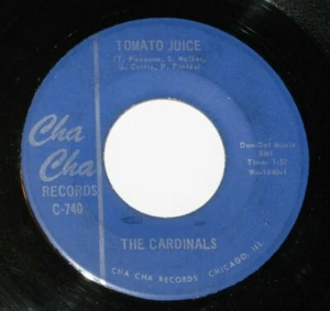 The Cardinals 7" 45 HEAR WILD & RAUNCHY GARAGE ROCK Tomato Juice CHA CHA RECORDS - Bild 1 von 2