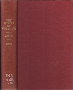 La Verite Edition Works of Voltare: Volume 18. the Dramatic Works Vol 4 1901 - Picture 1 of 1