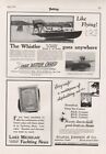 1927 BOATING AIRBOAT WHISTLER SEA CRAFT WATER SPORT LAKE AD 8375