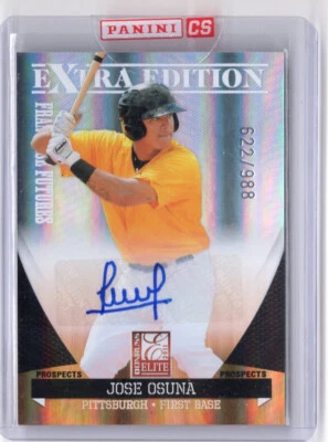 Jose Osuna 2011 Elite Extra Edition Franchise Futures Auto 622/988 - Image 1 of 2