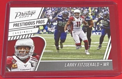 2020 Panini Prestige Larry Fitzgerald PRESTIGIOUS PROS Arizona Cardinals #PP-LF - Image 1 of 2