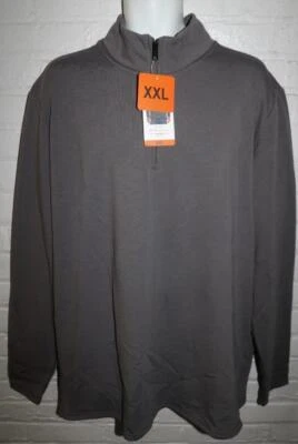 Pullover vintage resistente a la intemperie para hombre 1/4 cremallera carbón talla XXL NUEVO CON ETIQUETAS ¡ENVÍO GRATUITO! Foto 1 de 4