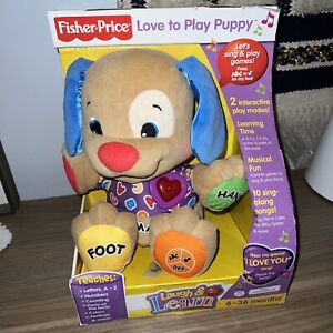 New NIB Fisher Price Laugh and Learn Love to Play Puppy