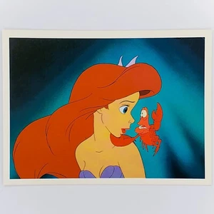 The Little Mermaid Postcard Princess Ariel Sebastian Disney Crab Under the Sea - Picture 1 of 2
