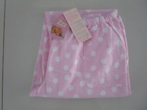 Peter Alexander Ladies Pink Spot Classic Flannelette Pj Pant  Size XL