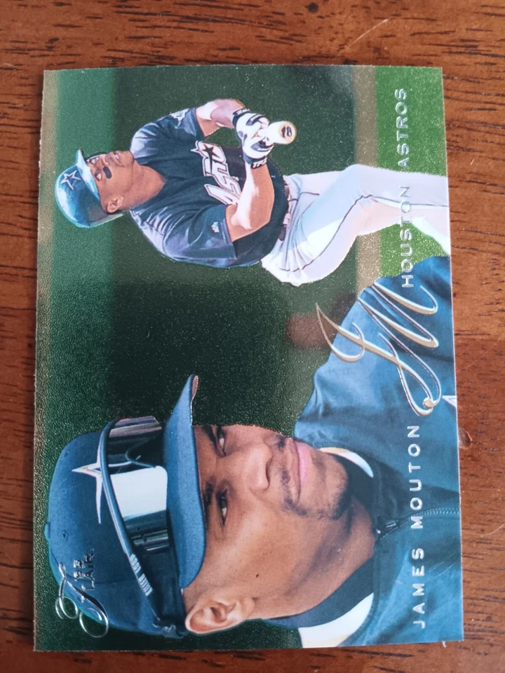 JAMES MOUTON ASTROS 1995 FLAIR BY FLEER BASEBALL CARD #362 - Image 1 of 2