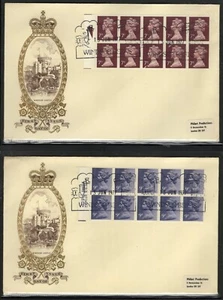 Gran Bretaña 13 de junio de 1977 70p y 90p folletos en 2 f.d.c. (2025/03/28#04) - Imagen 1 de 1
