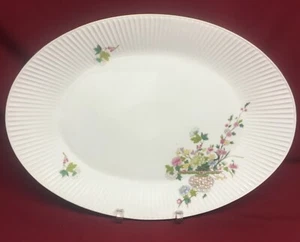 Eschenbach Baronet Ming Flowers 14" Oval Serving Platter Germany - Picture 1 of 3