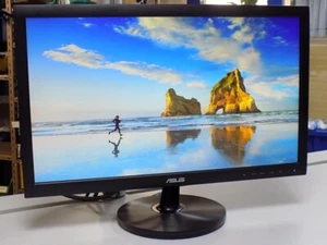 22" Original Asus VS228 FullHD 1920x1080 60Hz 5ms 200cd/m² DVI-D VGA Schwarz TOP - Bild 1 von 1