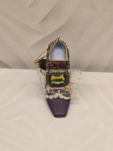 Ashton Drake Stepping In Time Ornament Collection Schuh "Barocke Pracht" - Bild 1 von 7